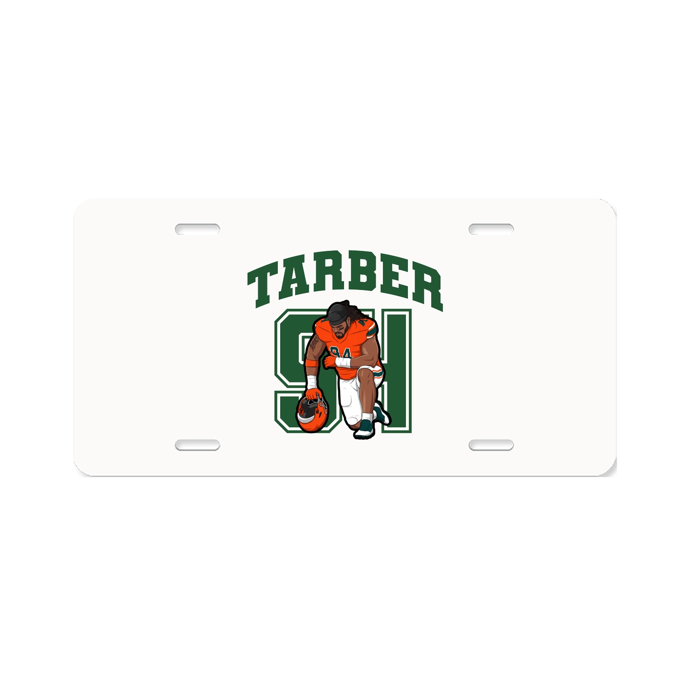 License Plate — Number in Classic