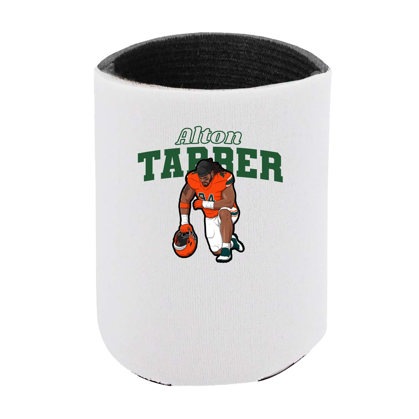 Can Holder — Name Arch in White
