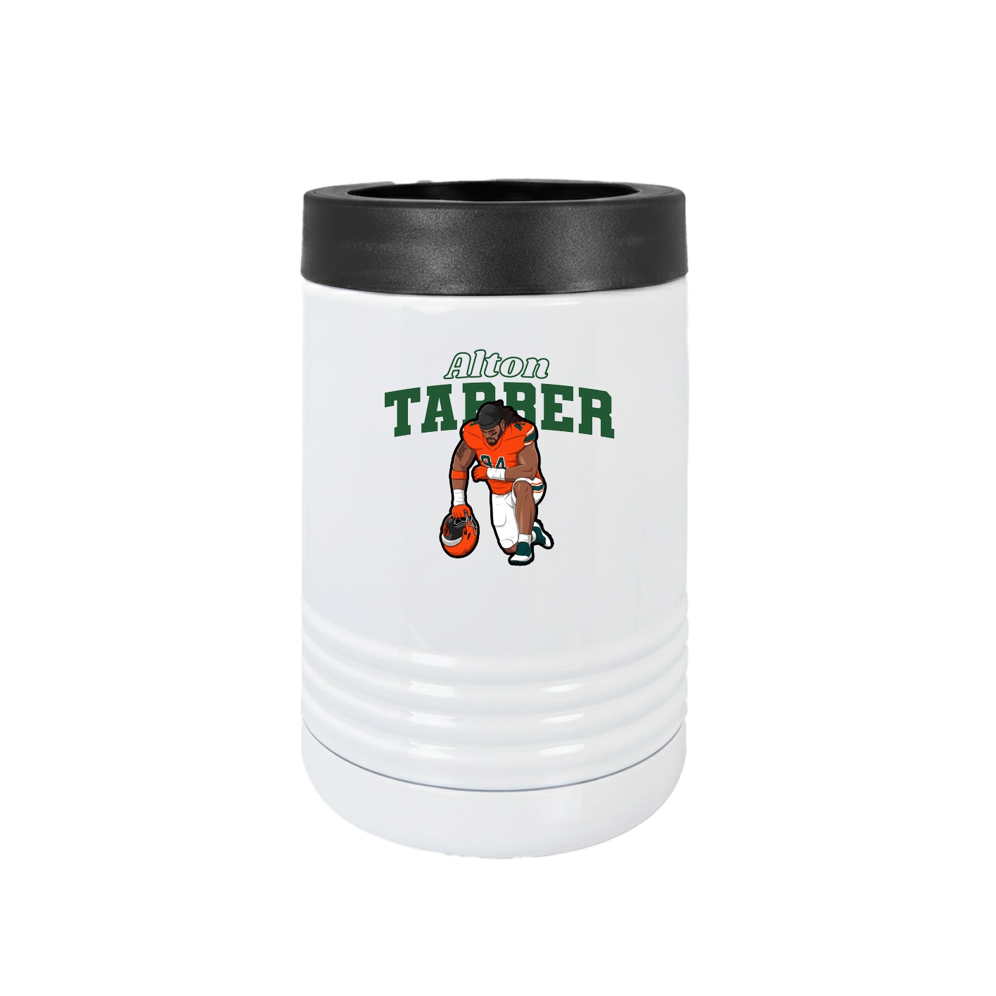 Beverage Holder — Name Arch in White