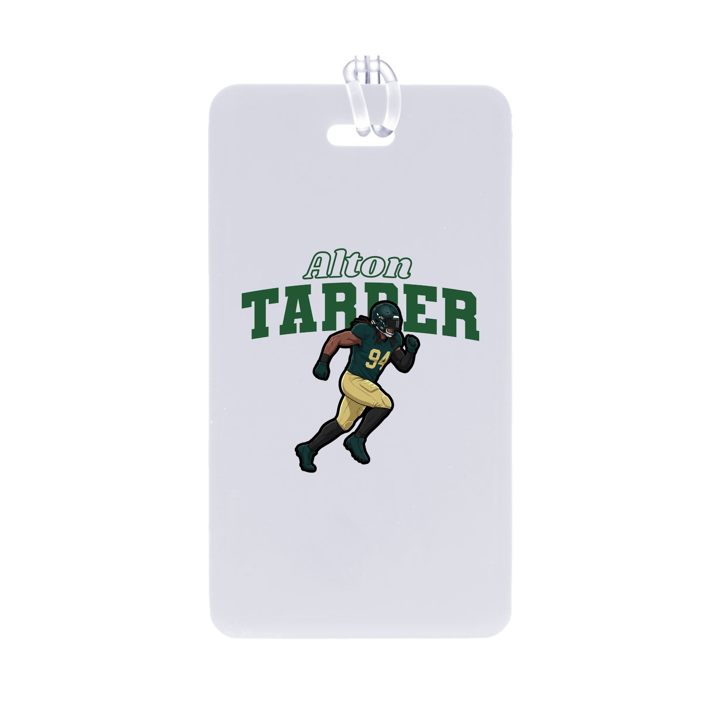 Bag Tag — Name Arch in Classic