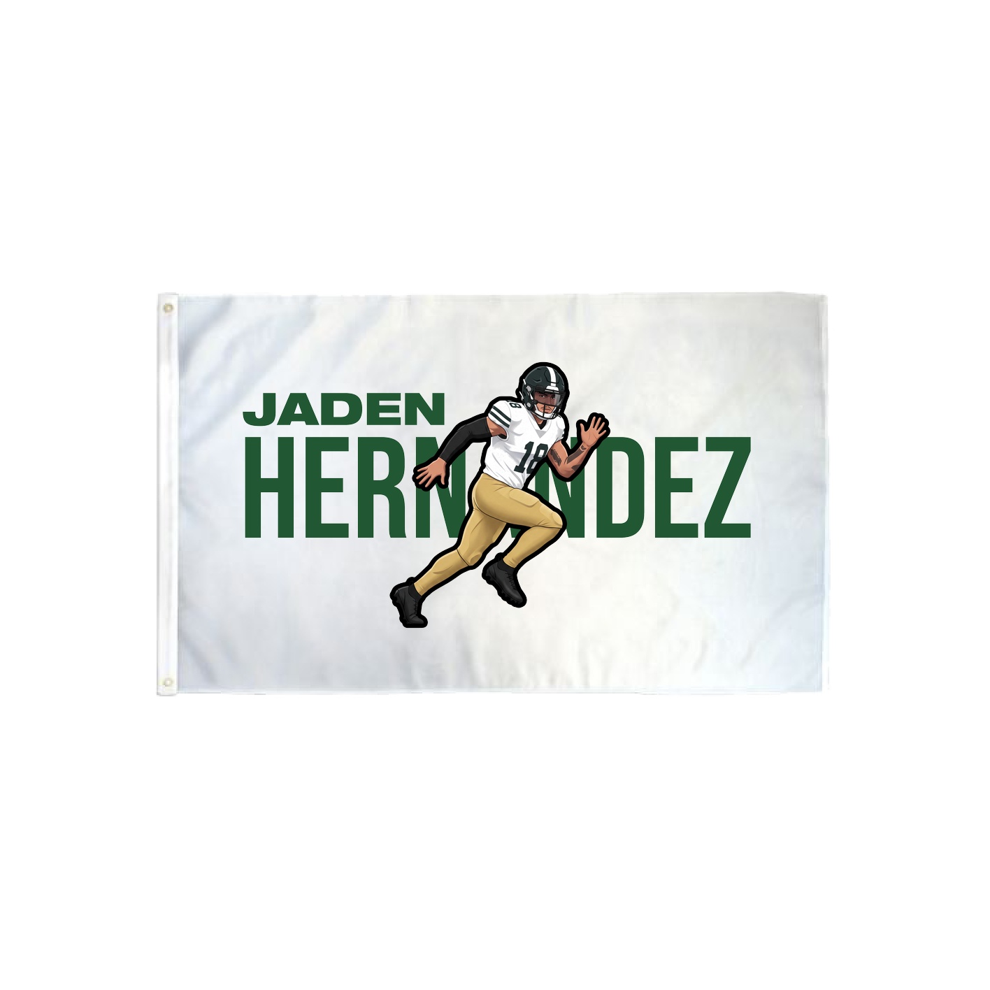3x5 Flag — Player Name in Classic