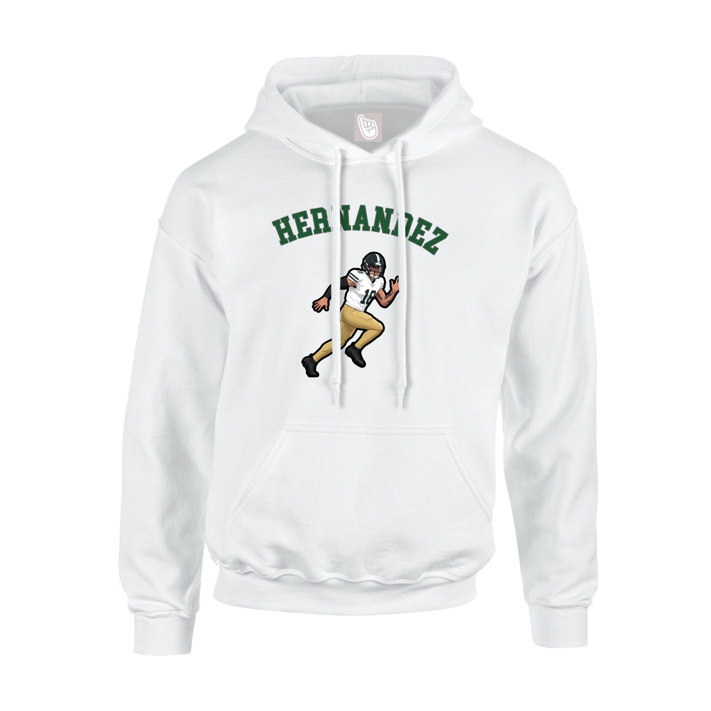 Hoodie — Shirsey Arch in White