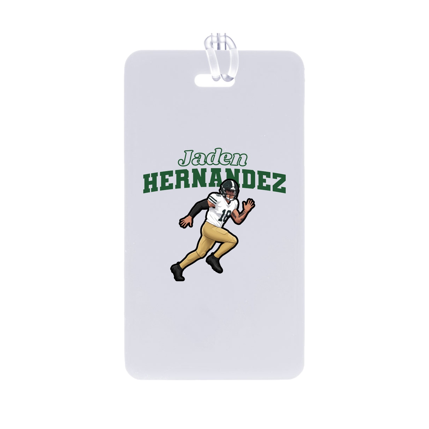 Bag Tag — Name Arch in Classic