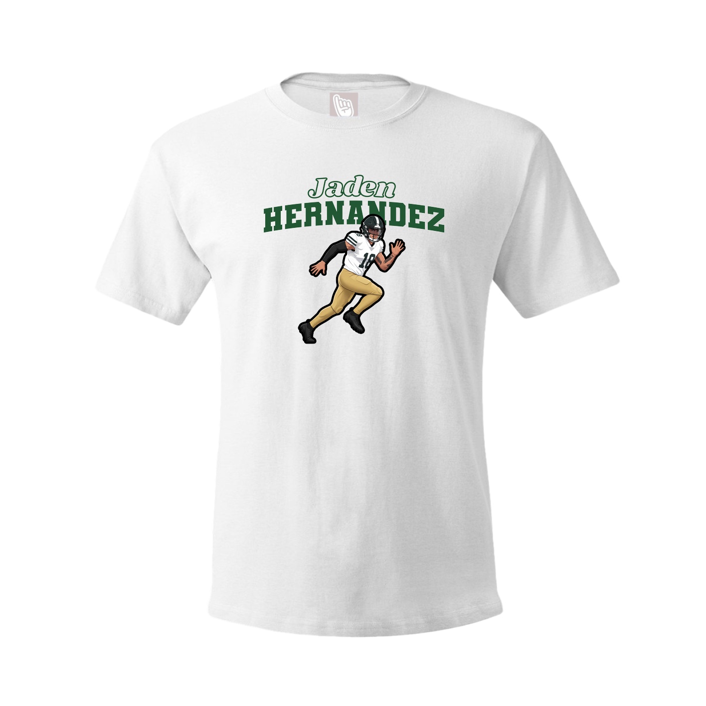 Tee — Name Arch in White