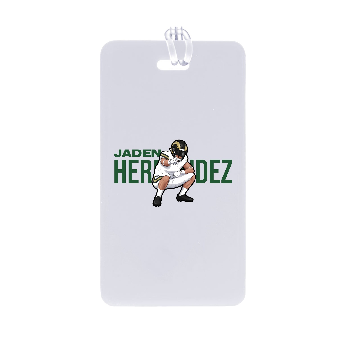 Bag Tag — Player Name in Classic