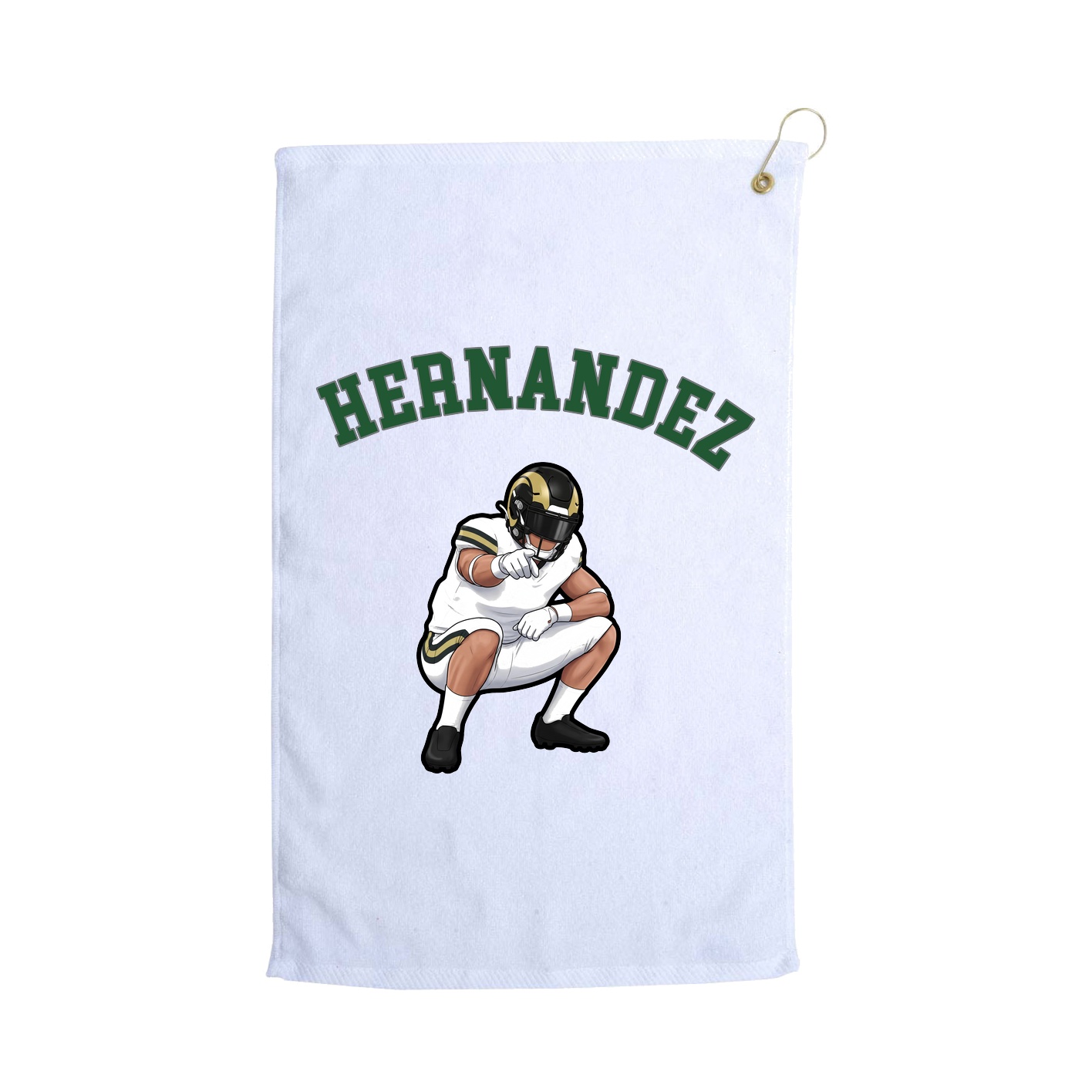 Golf Towel — Shirsey Arch in White