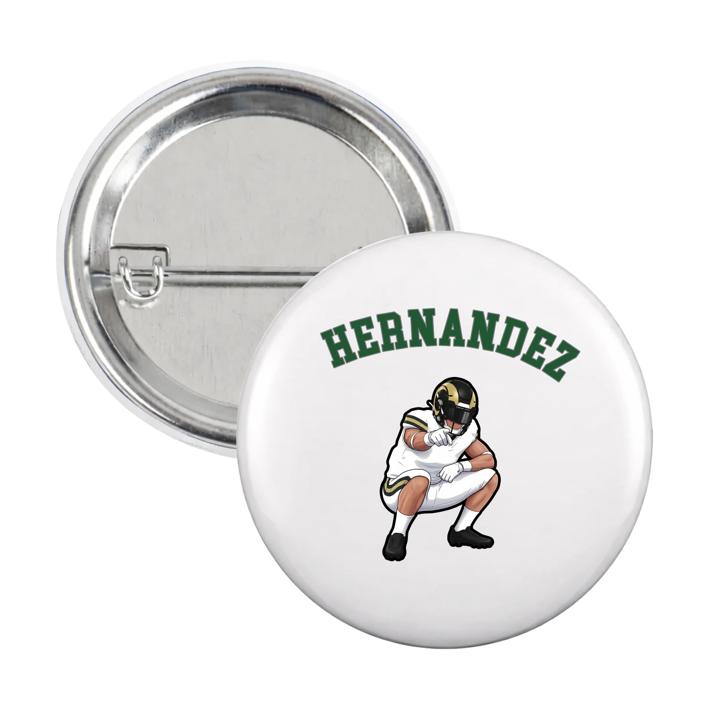 Game Day Button — Shirsey Arch in White