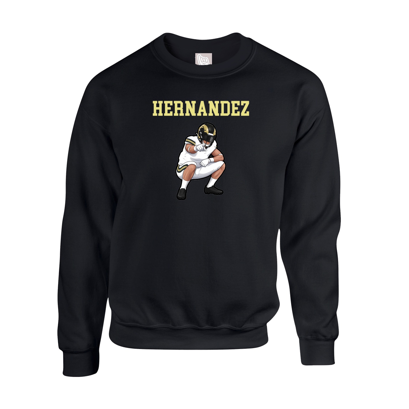 Fleece Crew — Shirsey in Black