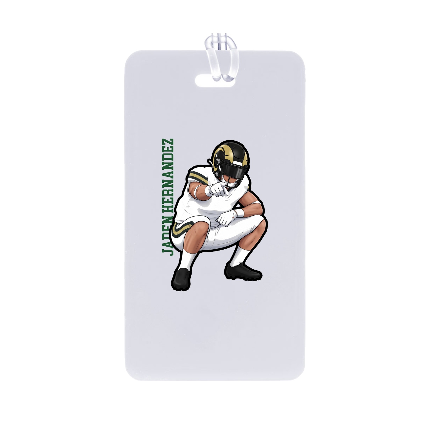 Bag Tag — Name Vertical in Classic