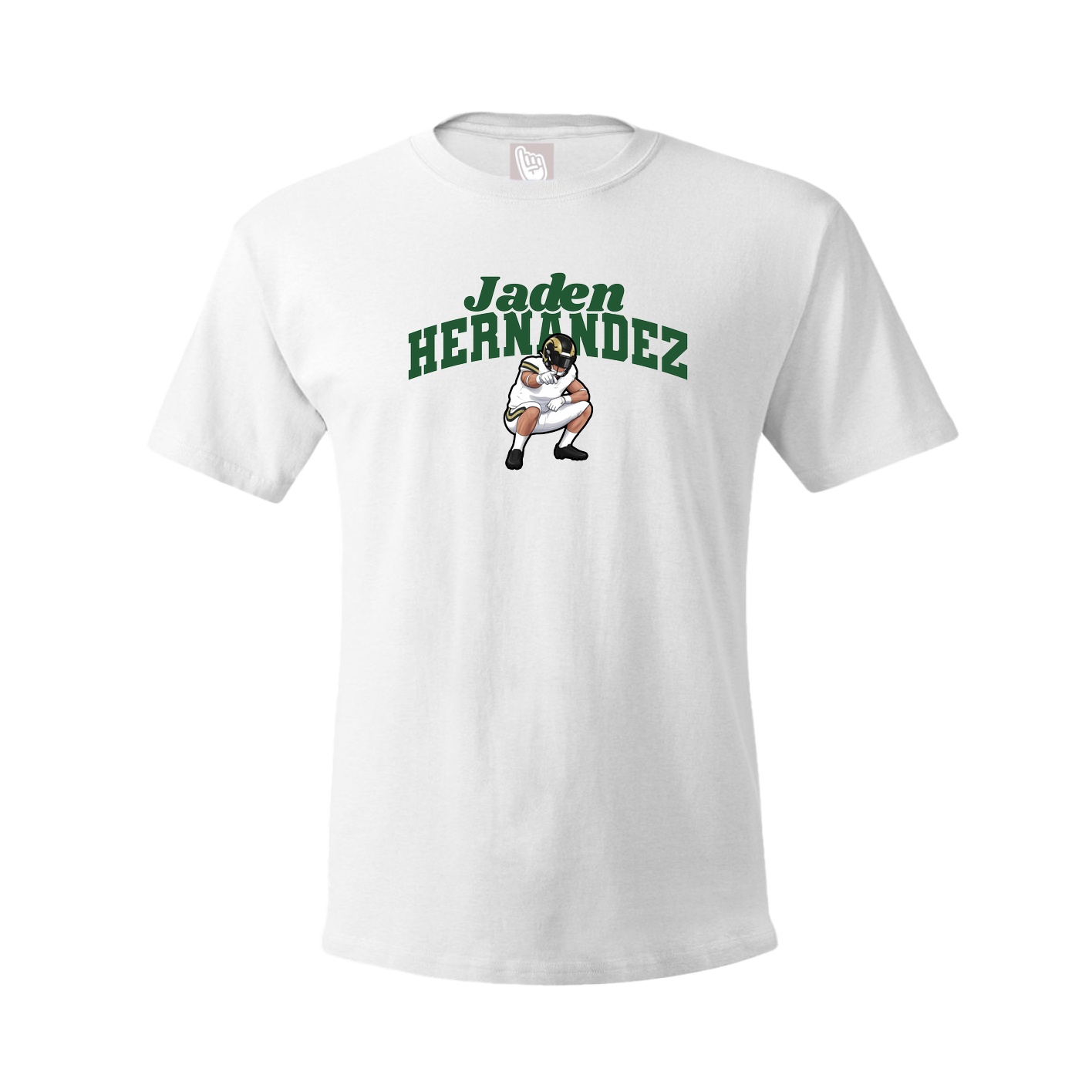 Youth Tee — Signature Arch in White