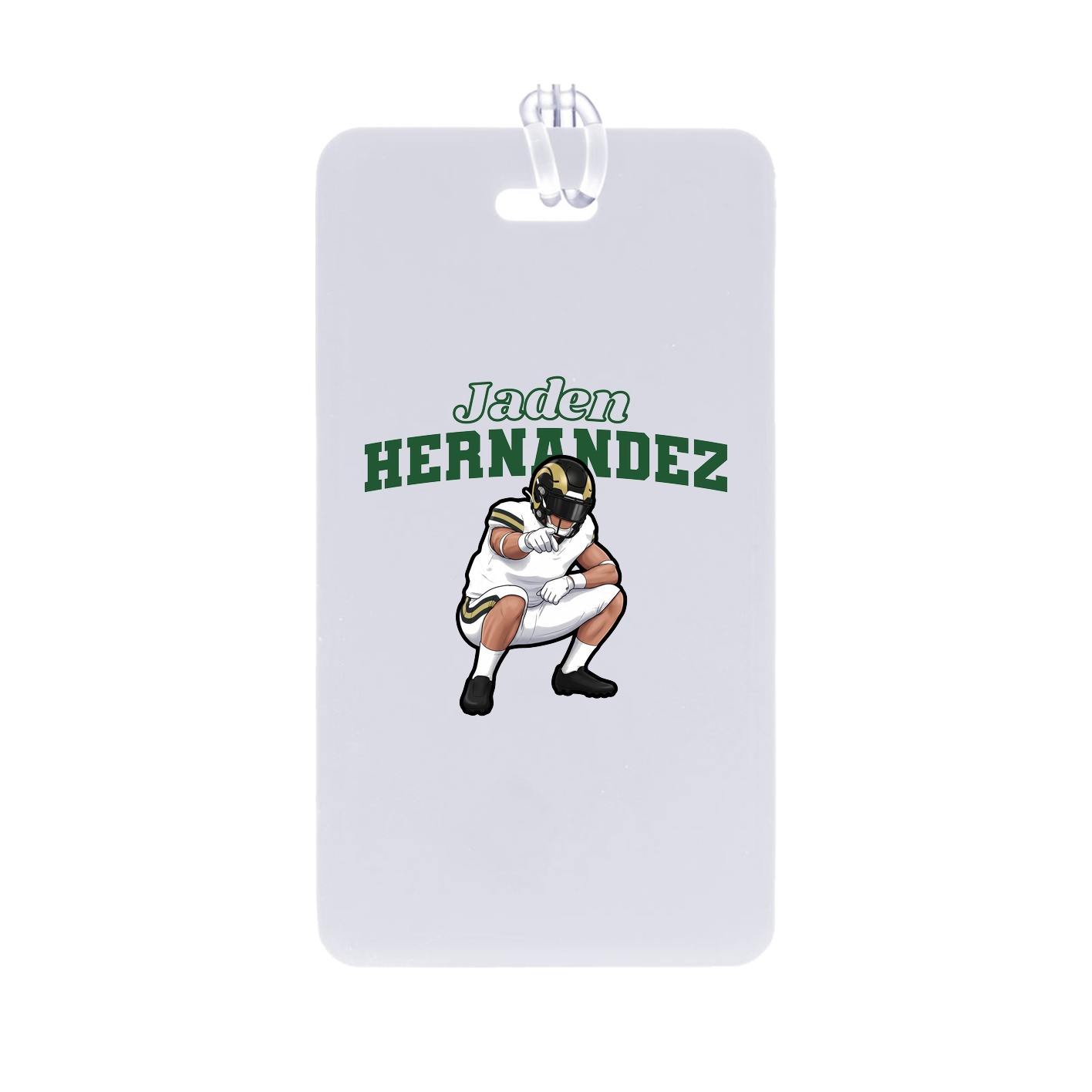 Bag Tag — Name Arch in Classic