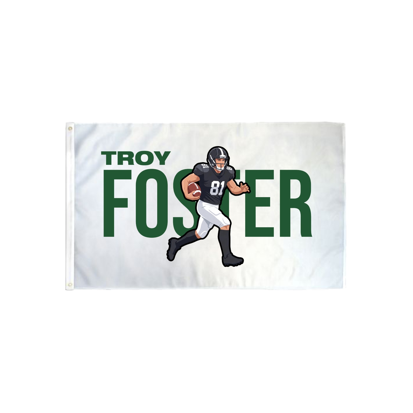 3x5 Flag — Player Name in Classic