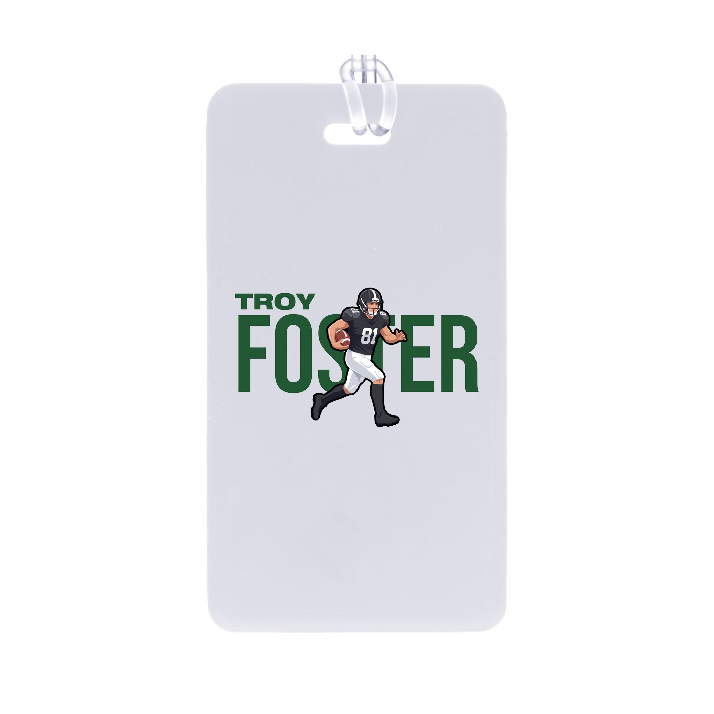 Bag Tag — Player Name in Classic