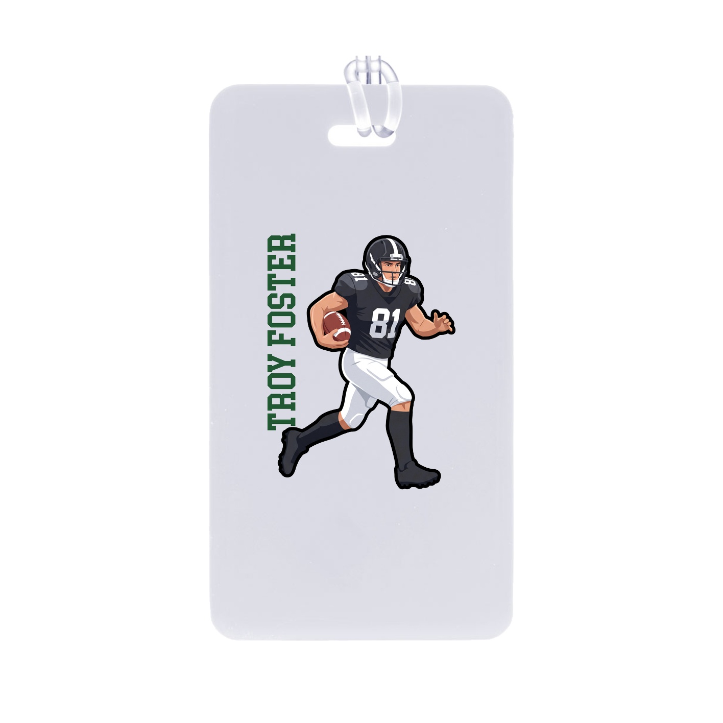 Bag Tag — Name Vertical in Classic