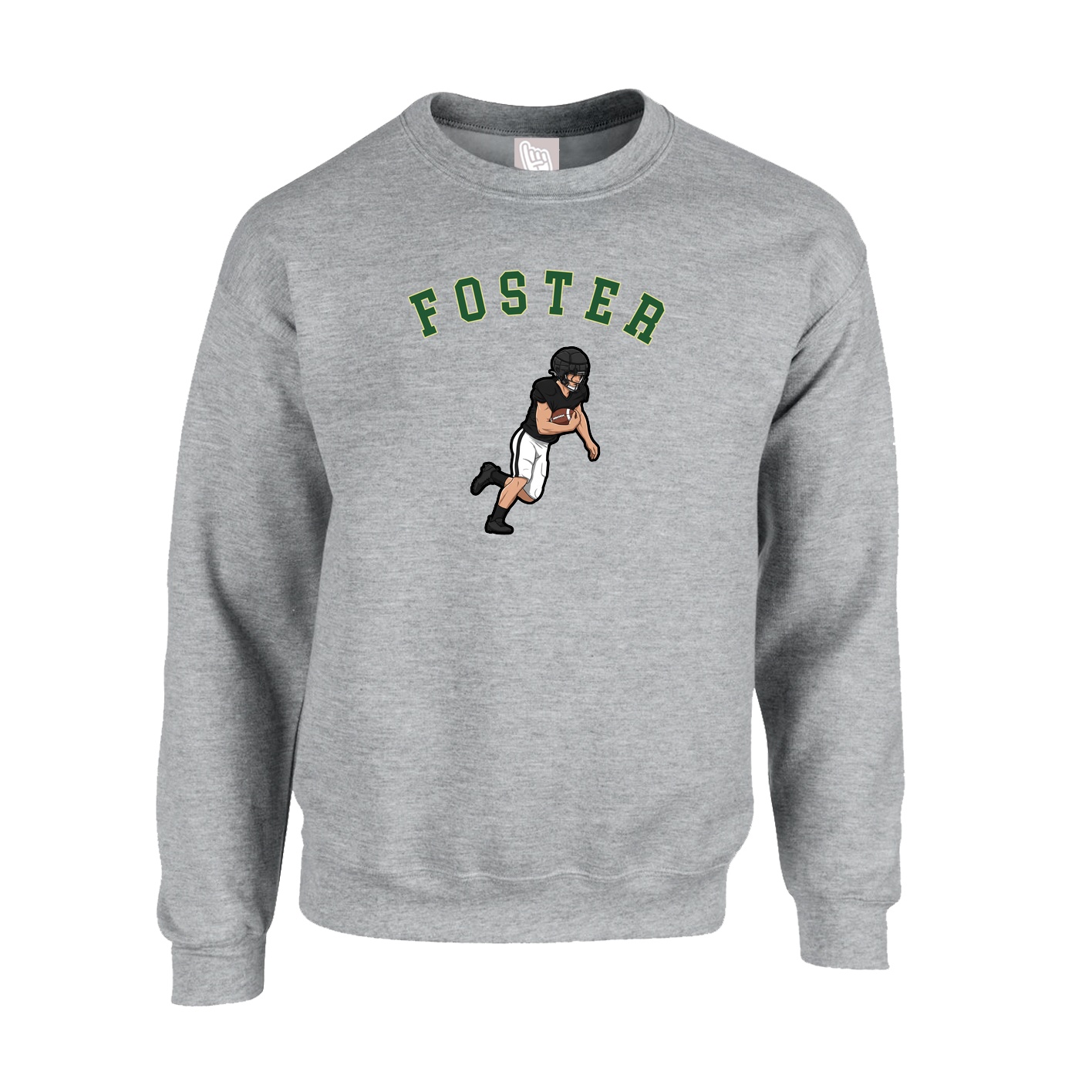 Fleece Crew — Shirsey Arch in Grey