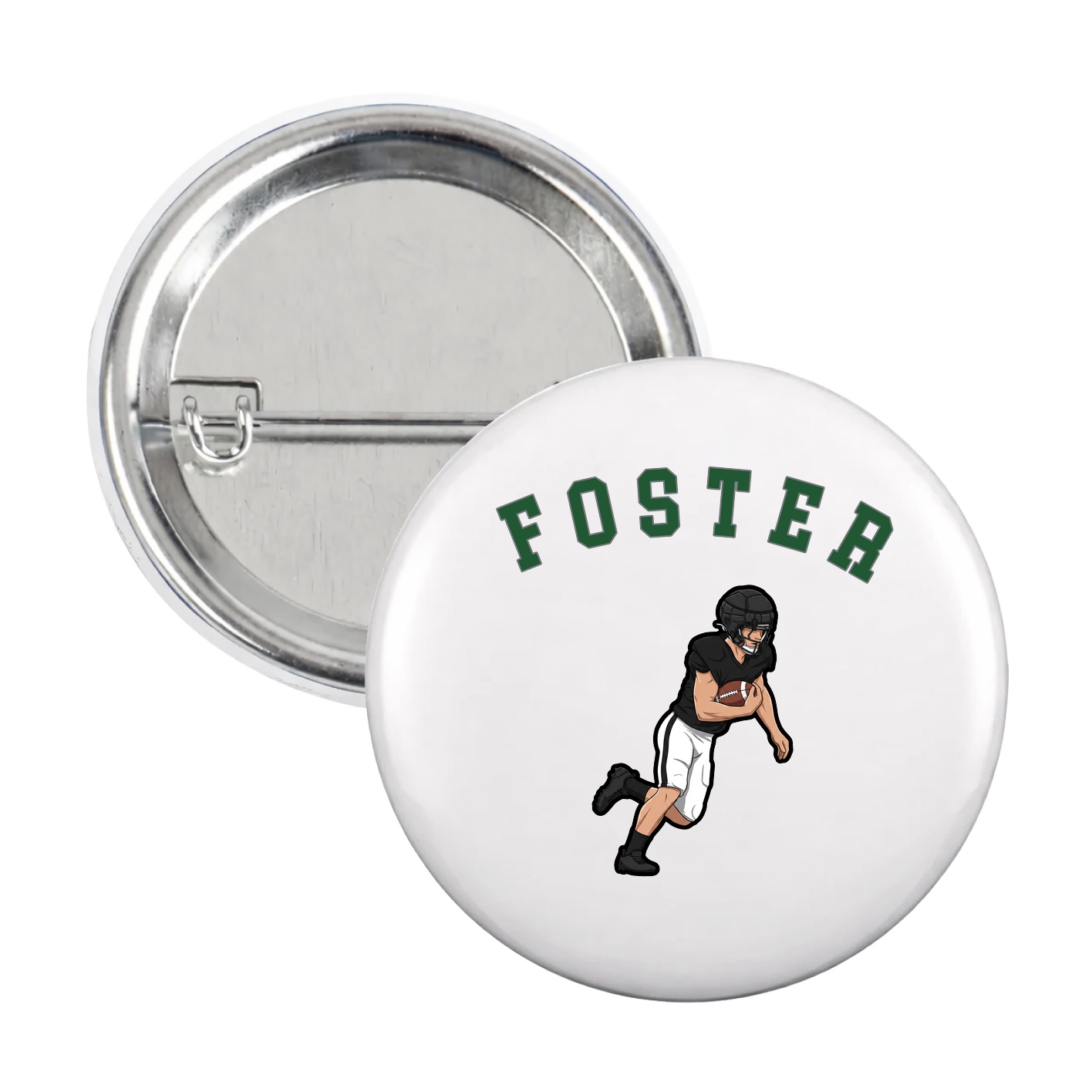 Game Day Button — Shirsey Arch in White