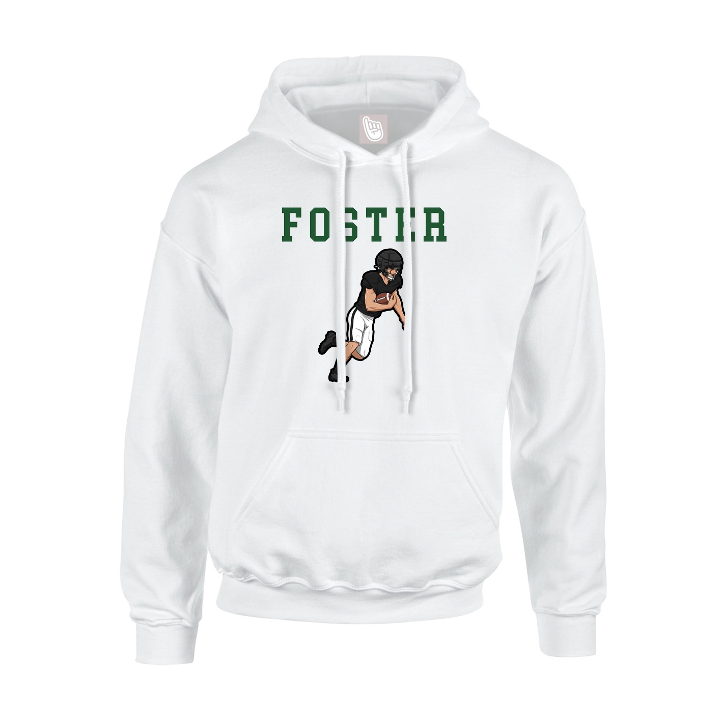Youth Hoodie — Shirsey in White