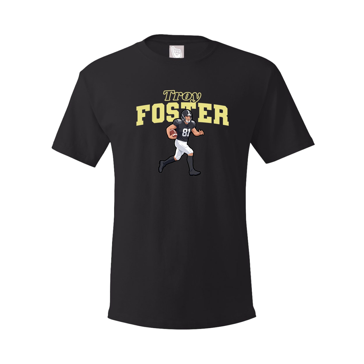 Youth Tee — Name Arch in Black