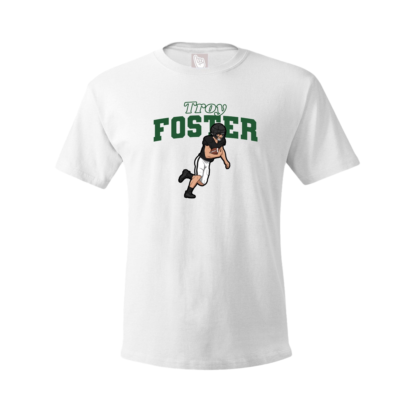 Tee — Name Arch in White