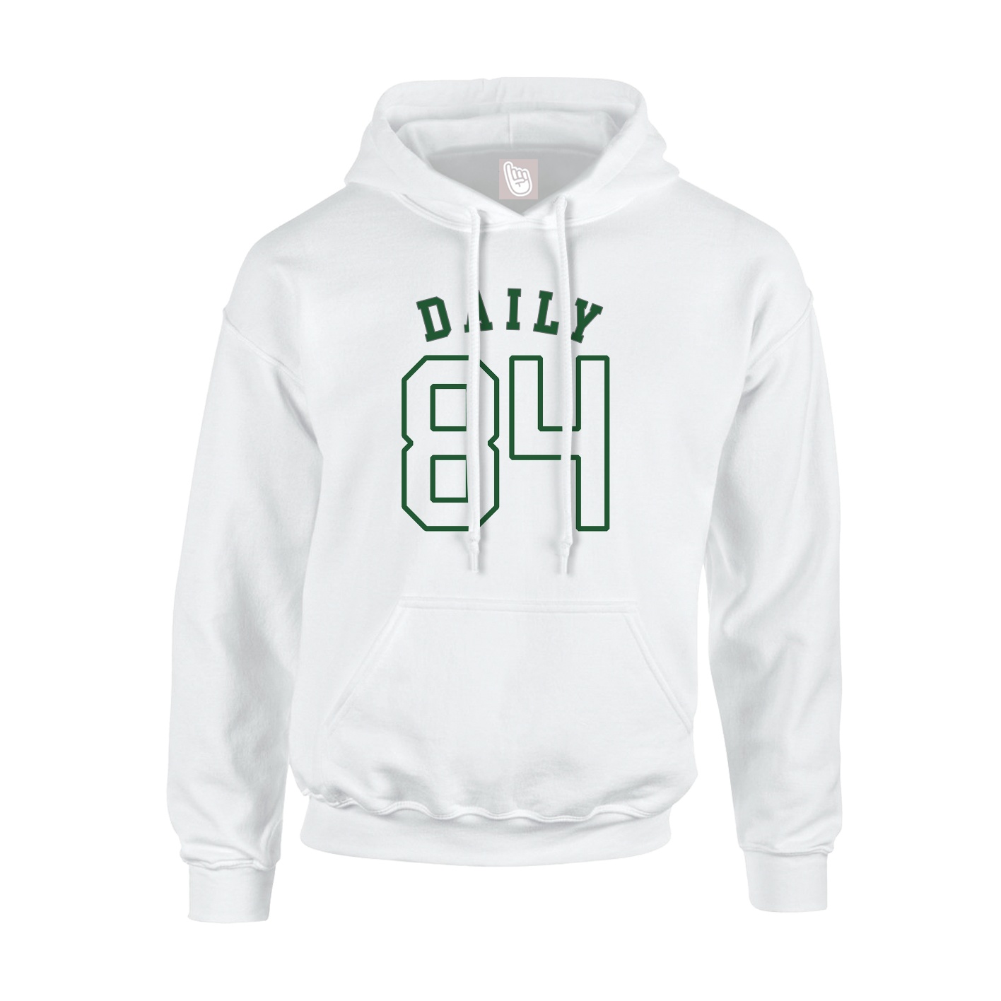 Youth Hoodie — Shirsey Arch in White