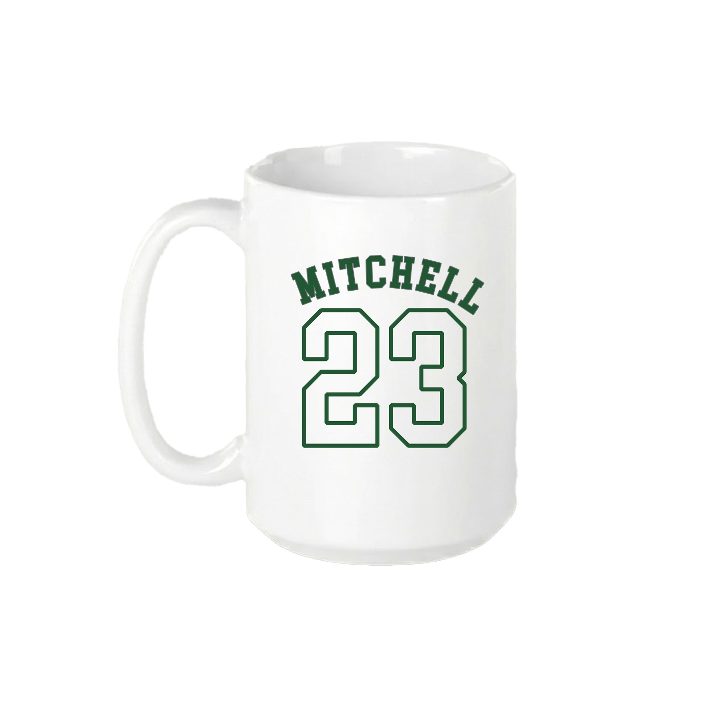 15oz Coffee Mug — Shirsey Arch in White