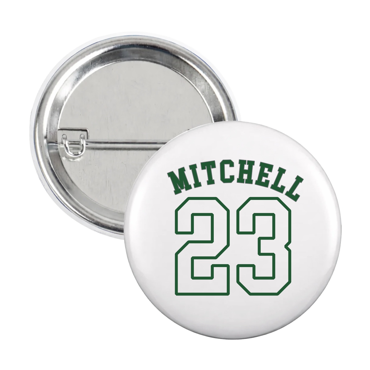Game Day Button — Shirsey Arch in White