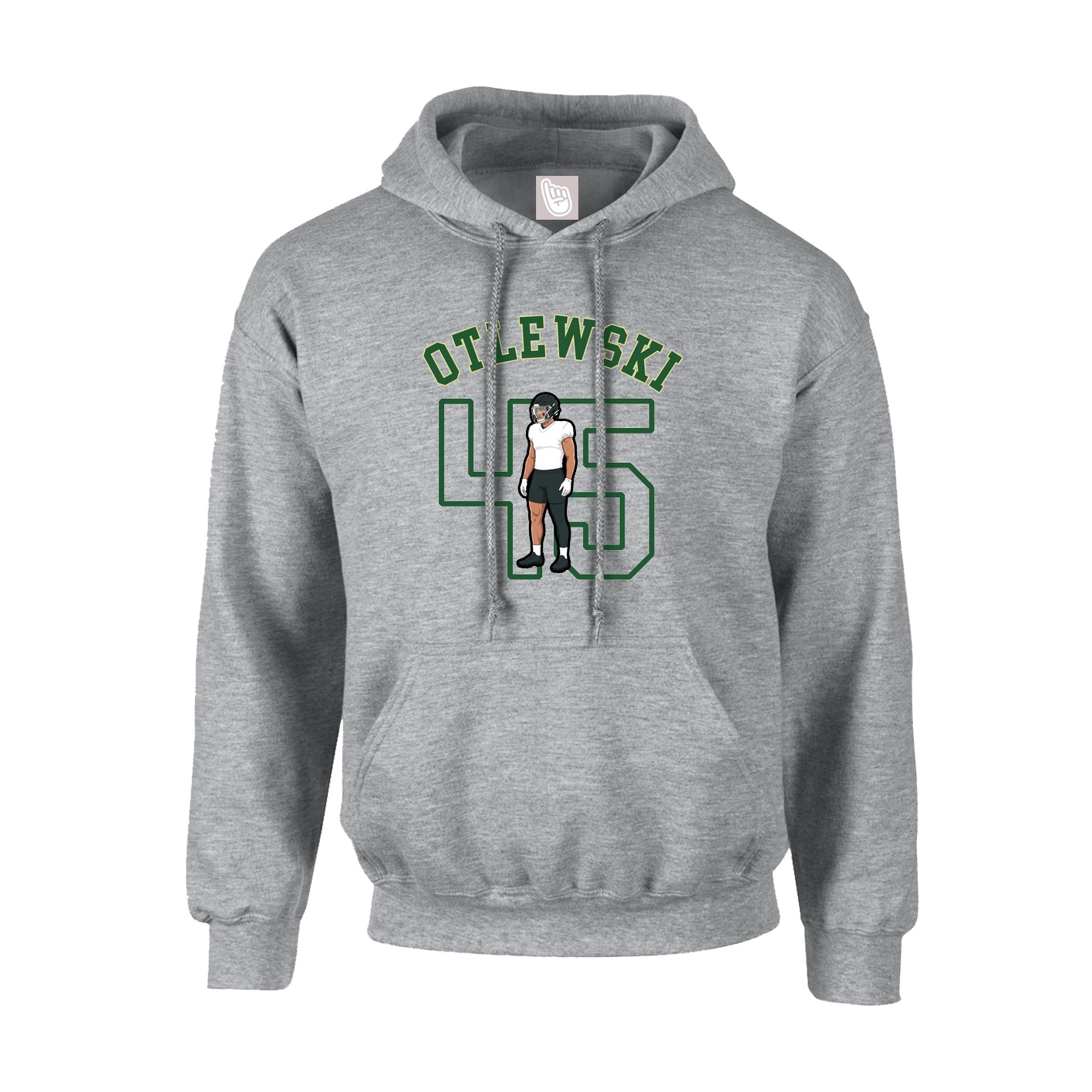 Youth Hoodie — Shirsey Arch in Grey