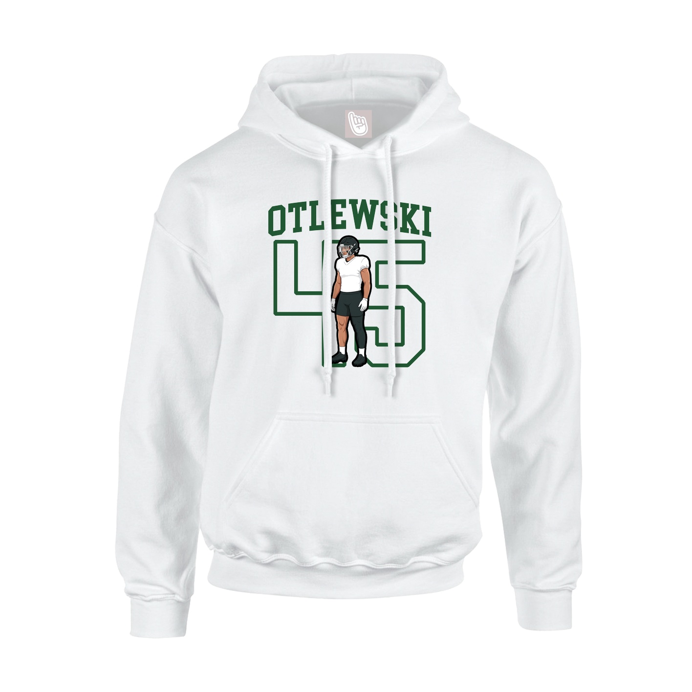 Hoodie — Shirsey in White