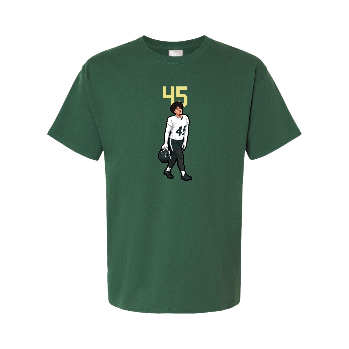 Tee — Number Top in Green