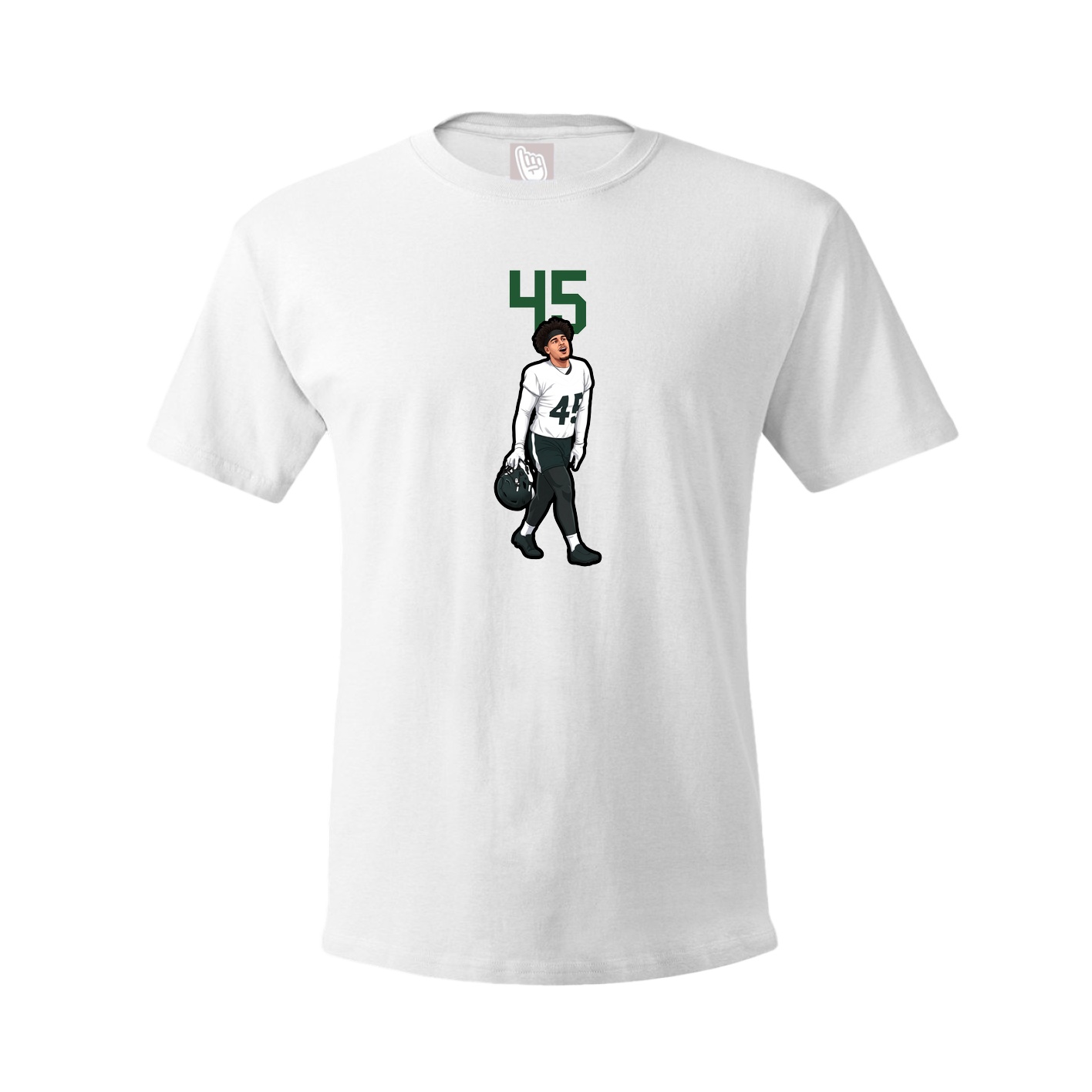 Tee — Number Top in White