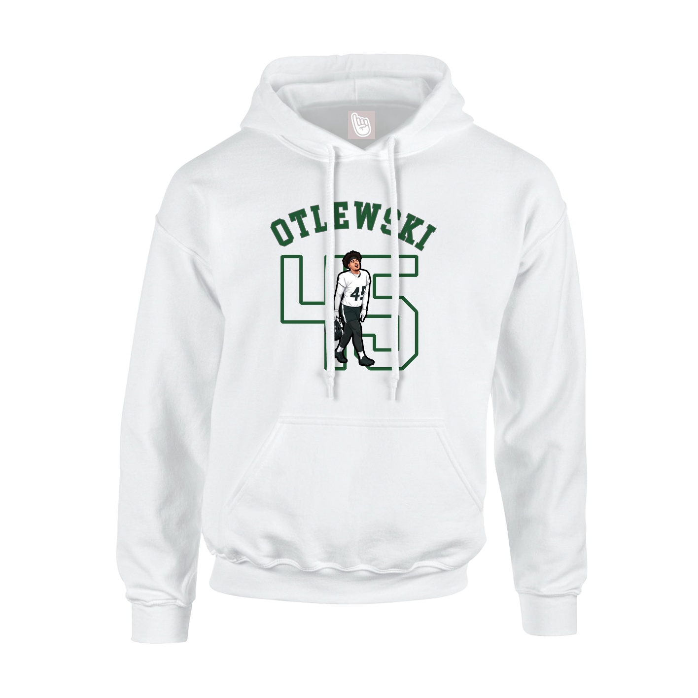 Youth Hoodie — Shirsey Arch in White