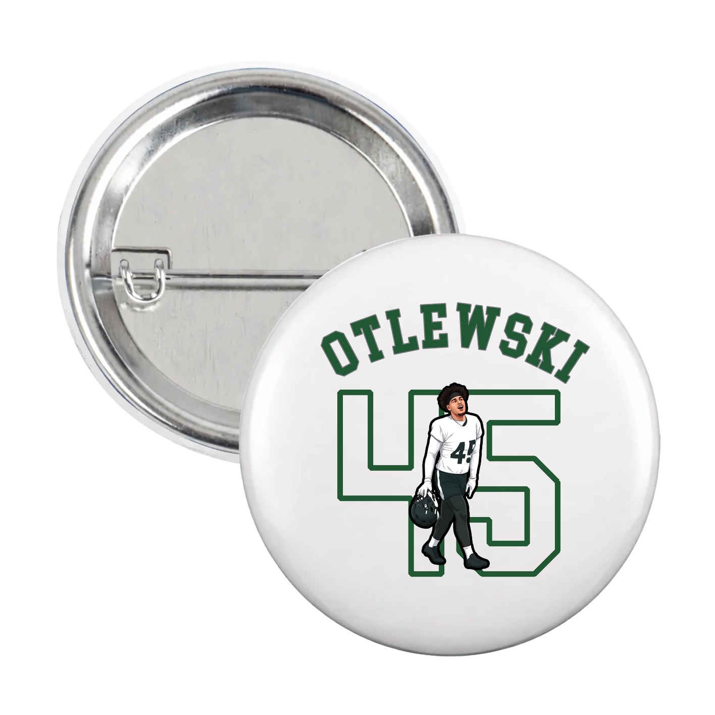 Game Day Button — Shirsey Arch in White