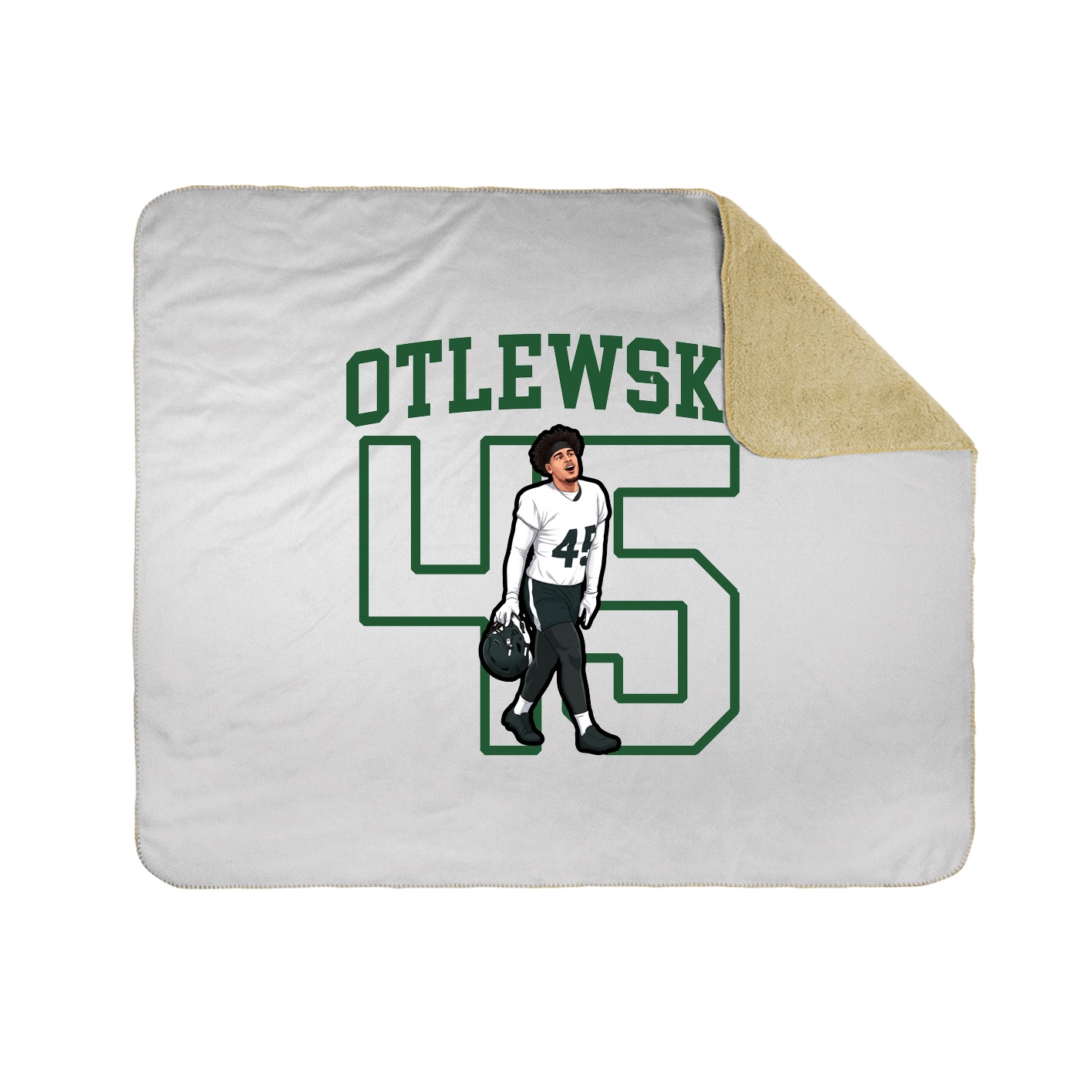 50x60 Sherpa Lined Throw Blanket
