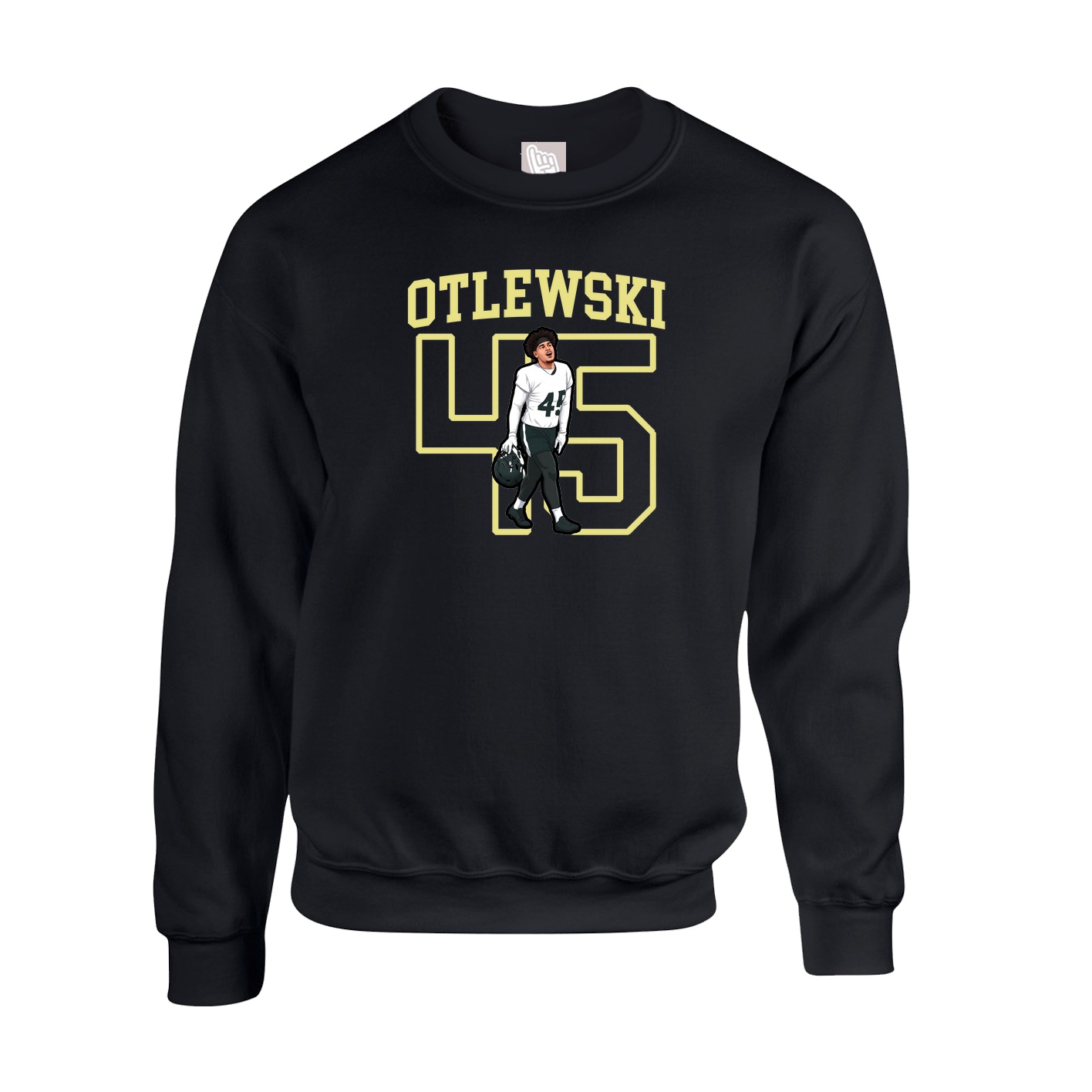 Fleece Crew — Shirsey in Black