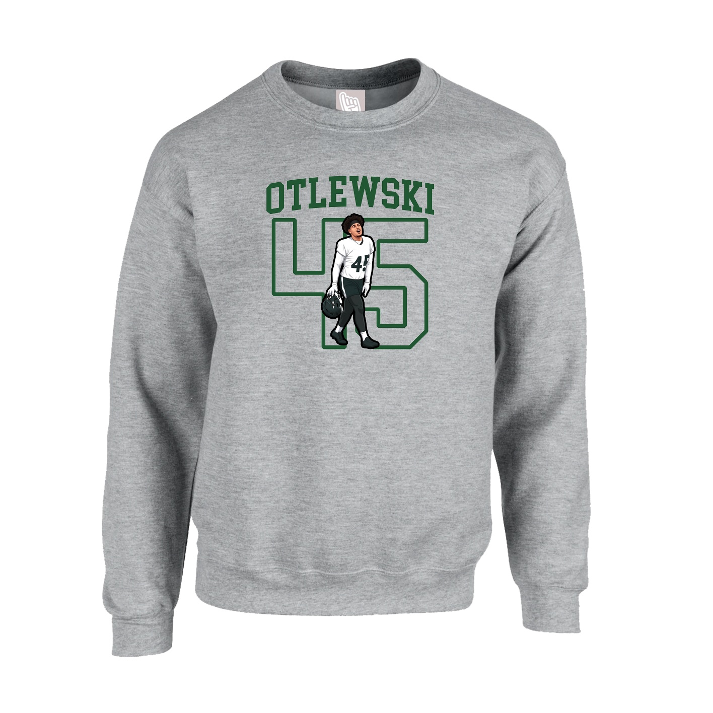 Fleece Crew — Shirsey in Grey