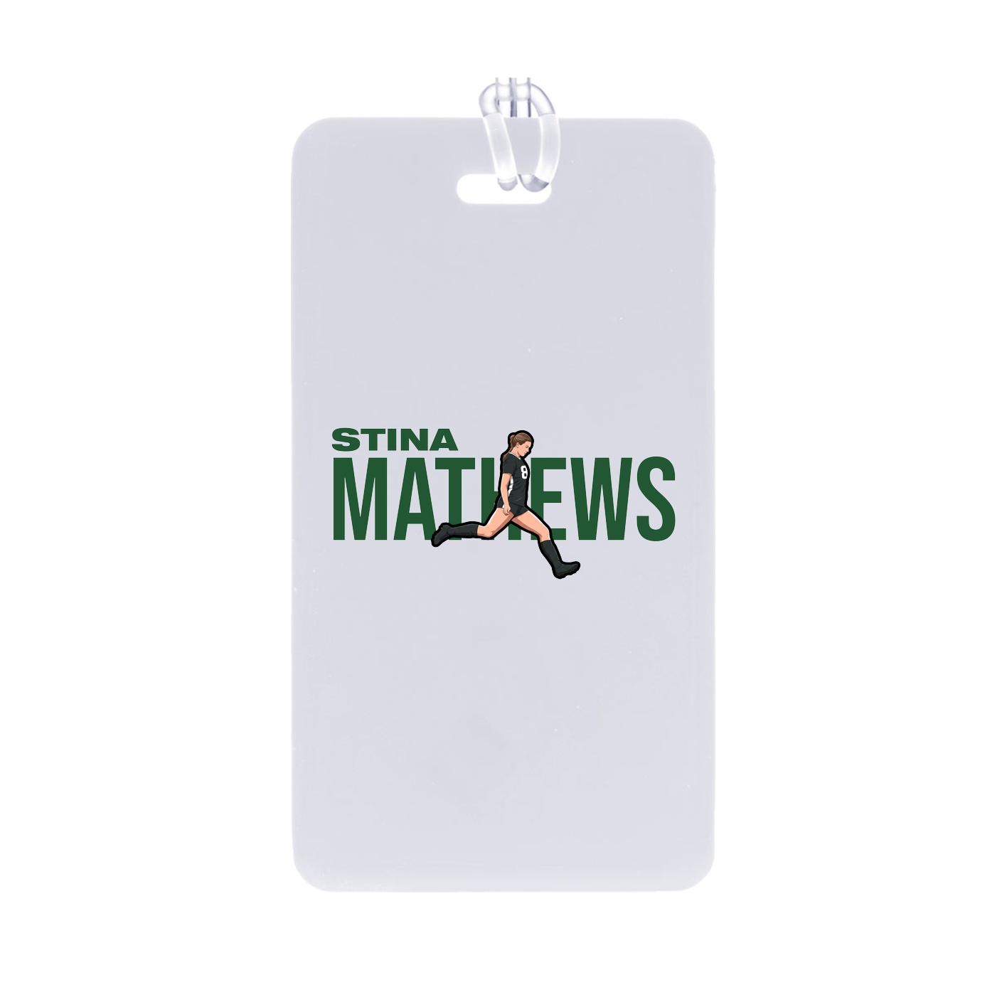 Bag Tag — Player Name in Classic
