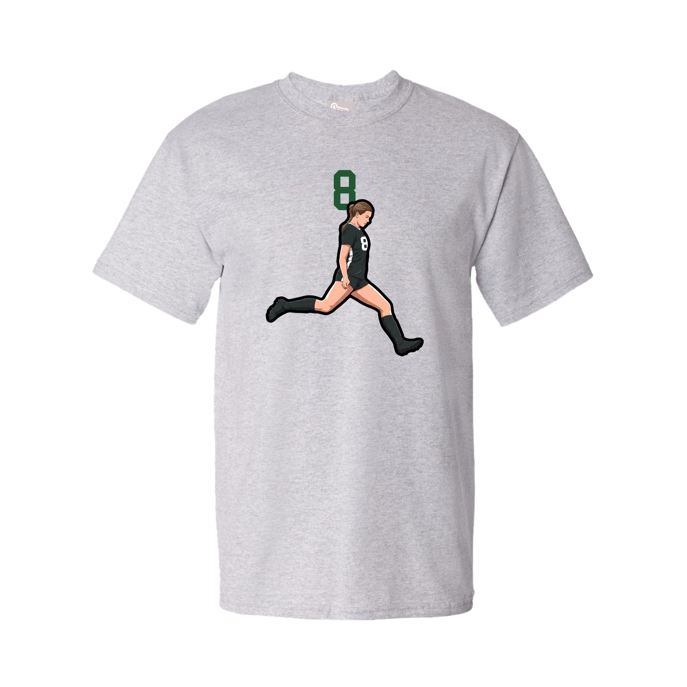 Tee — Number Top in Grey