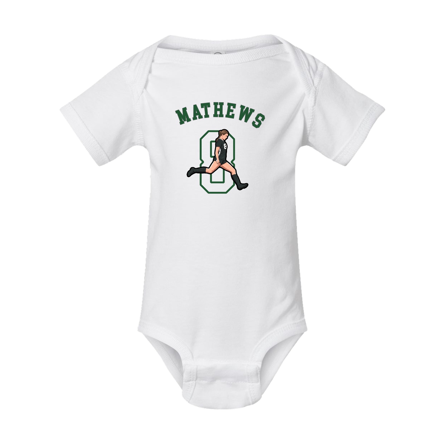 Baby Onesie — Shirsey Arch in White