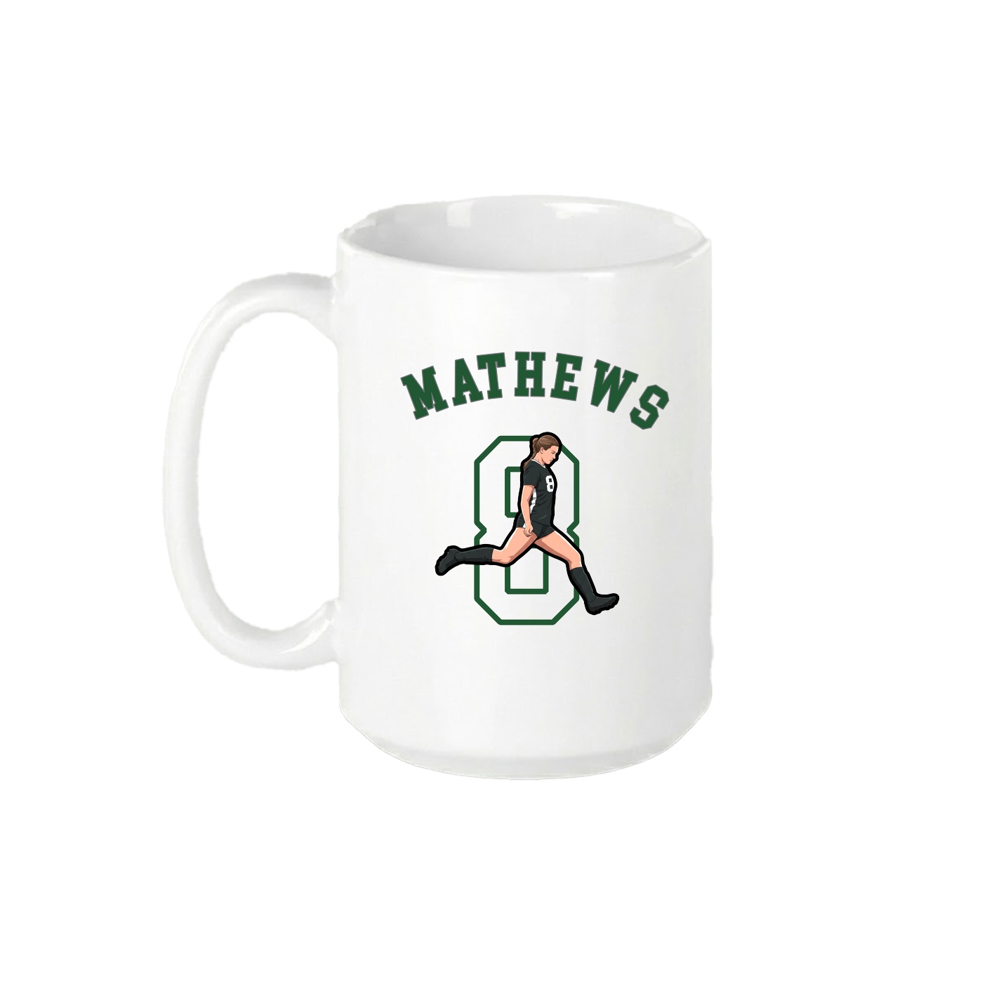 15oz Coffee Mug — Shirsey Arch in White