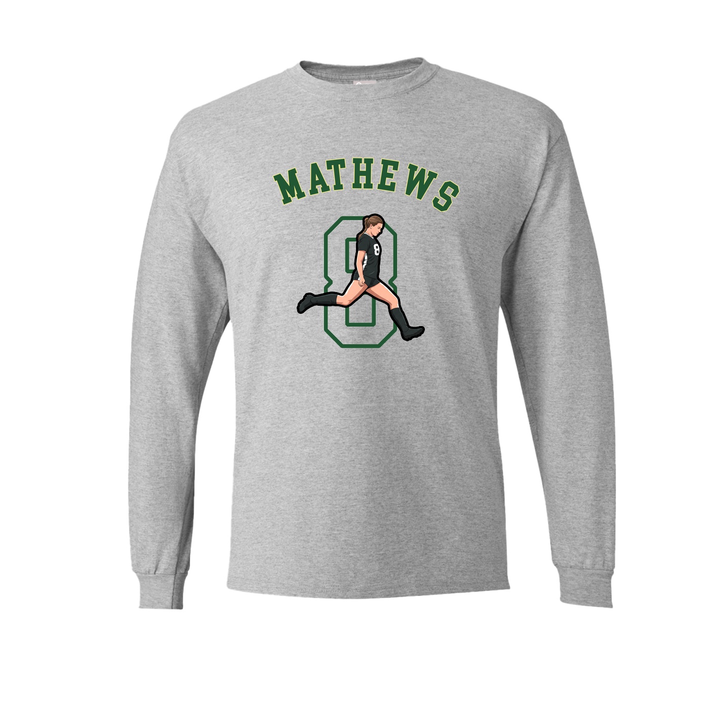Long Sleeve Tee — Shirsey Arch in Grey