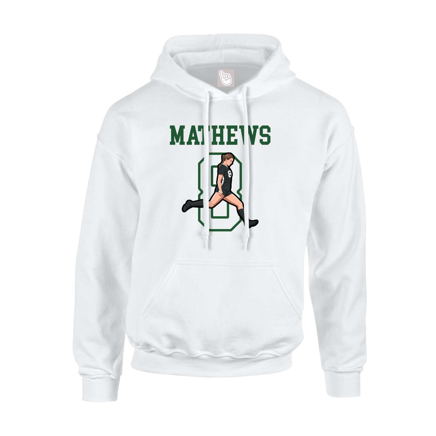 Youth Hoodie — Shirsey in White