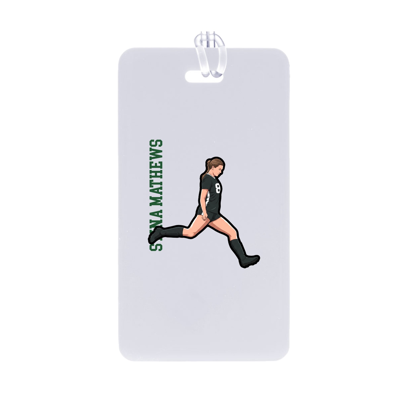 Bag Tag — Name Vertical in Classic