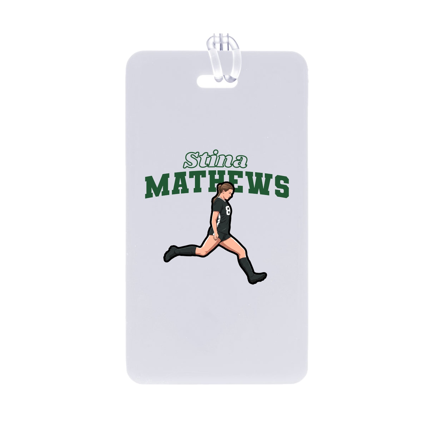 Bag Tag — Name Arch in Classic