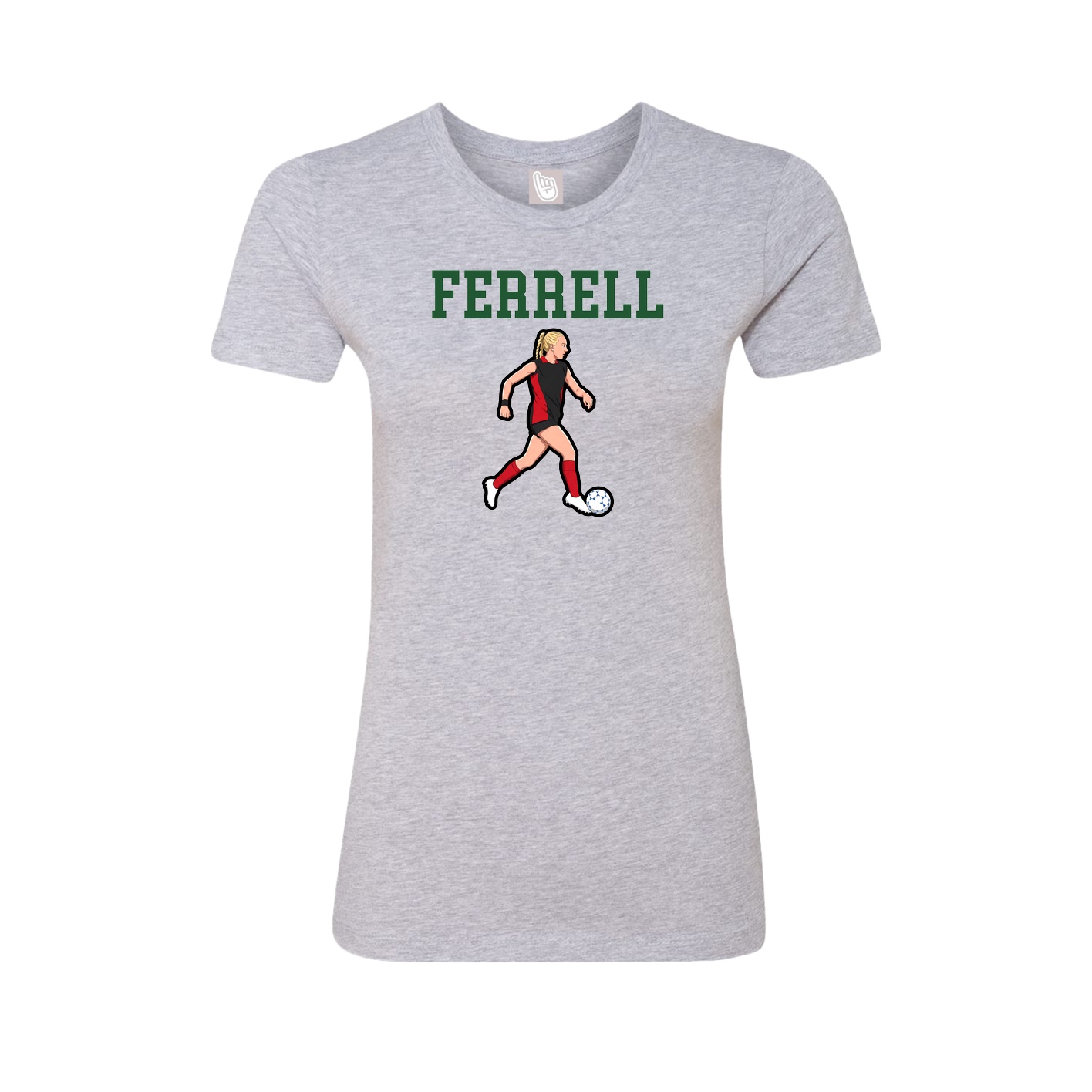 Fitted Women's Tee — Shirsey in Grey