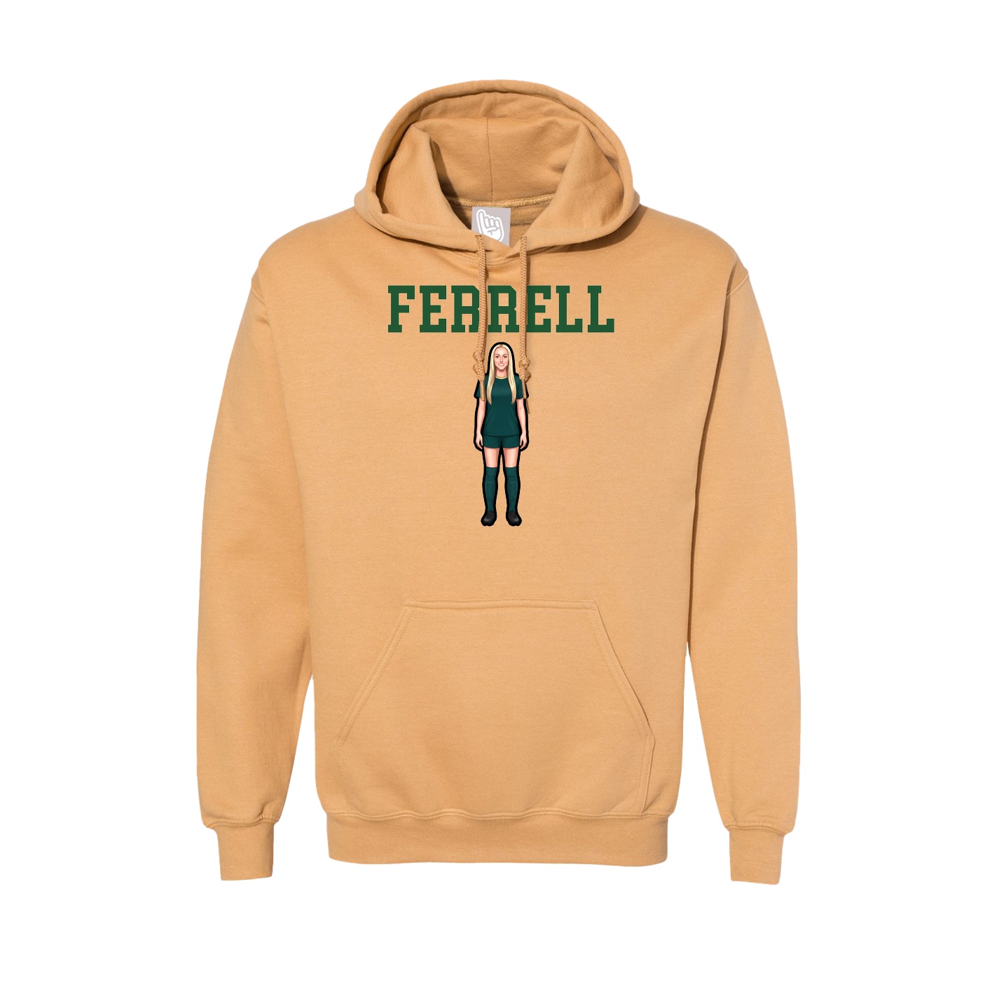 Hoodie — Shirsey in Vegas Gold
