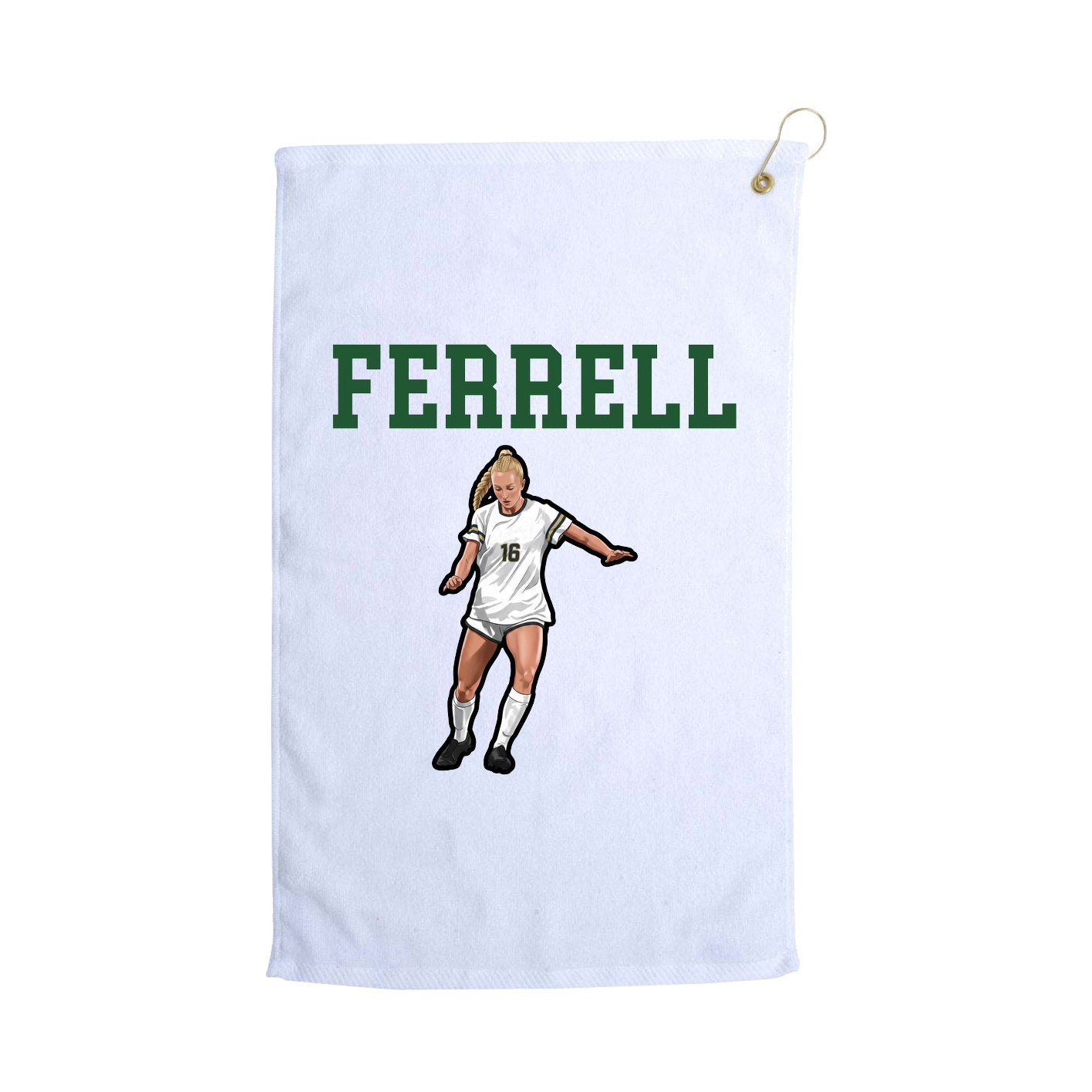 Golf Towel — Shirsey in White