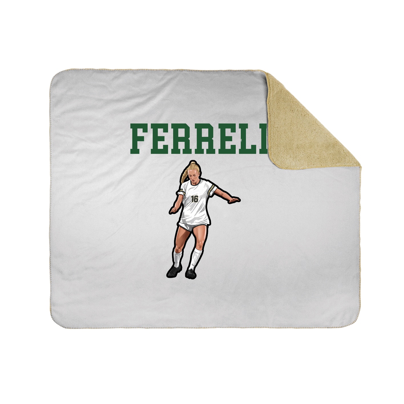 Throw Blanket — Shirsey in White