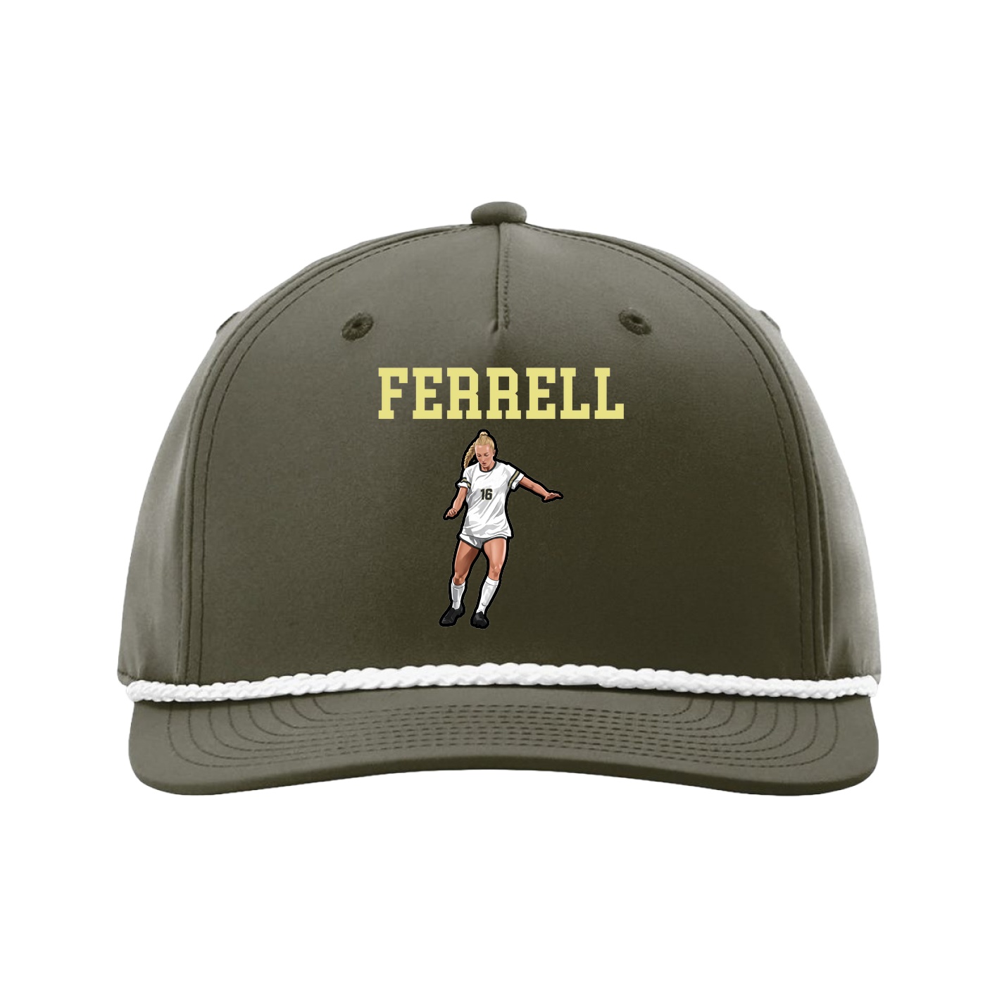 Five-Panel Classic Rope Cap — Shirsey in Green