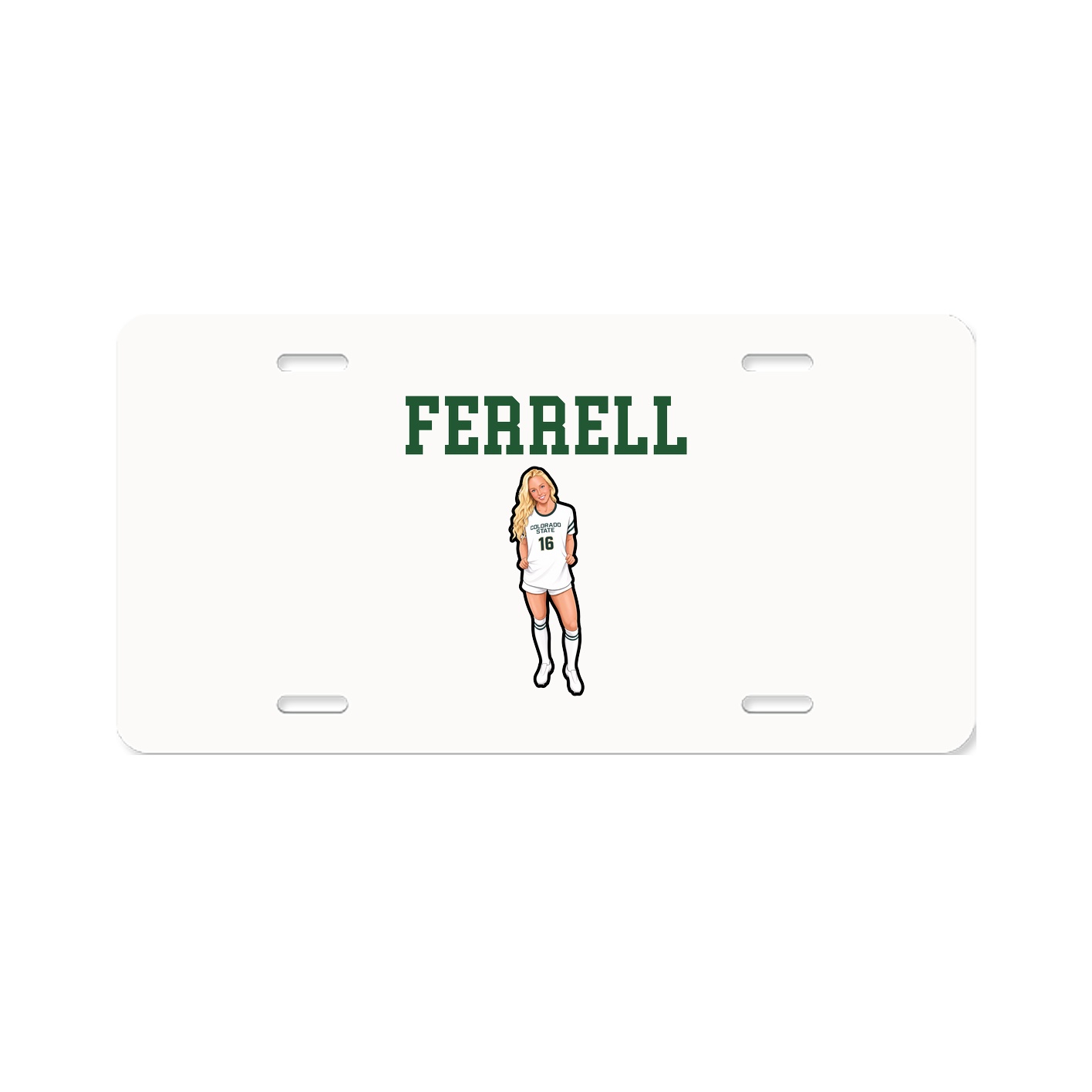 License Plate — Shirsey in Classic