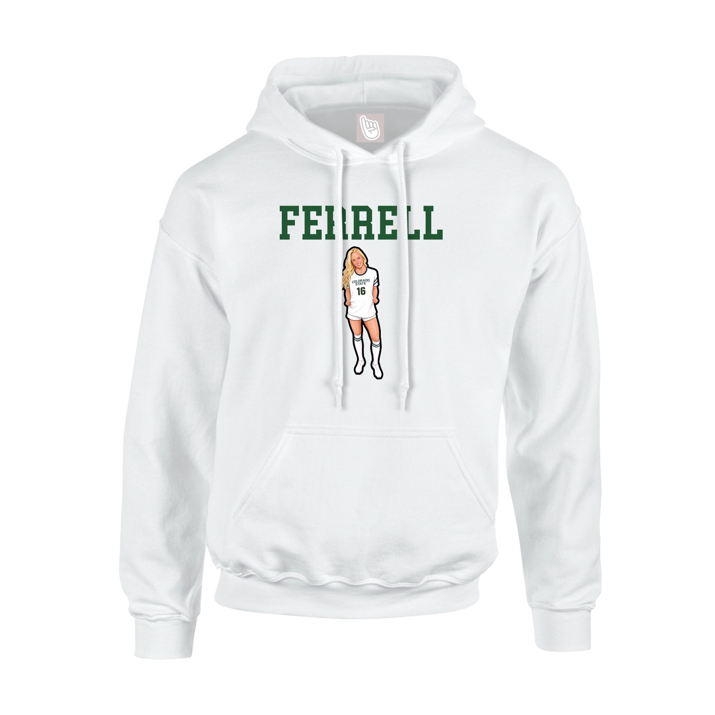 Youth Hoodie — Shirsey in White
